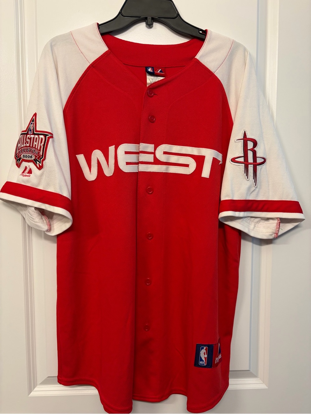 2006 Tracy McGrady Houston Rockets NBA All Star Game Basketball Jersey M Sleeved